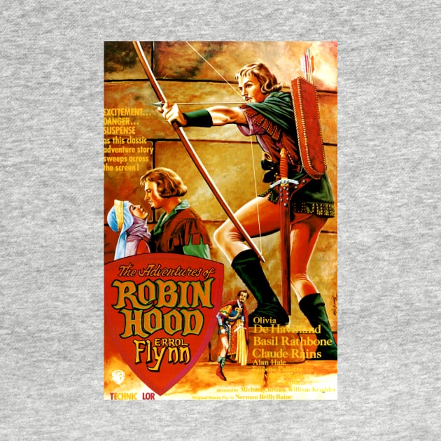 Classic Adventure Movie Poster - Robin Hood by Starbase79